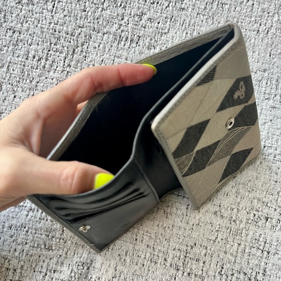 Vivienne Westwood wallet argyle EUC accessories blue and grey medium size - Picture 12 of 16